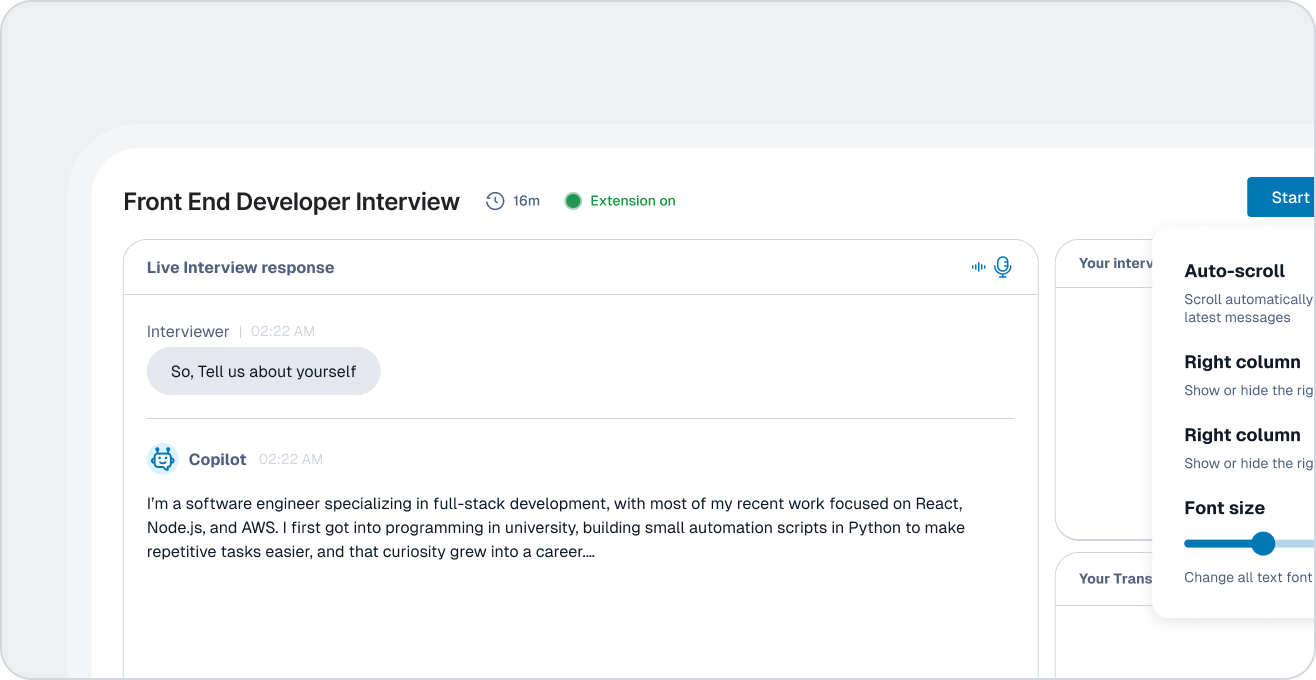 interview type